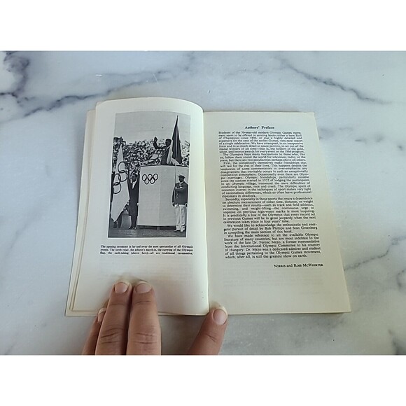 Guinness Book Of Olympic Records By Norris And Ross McWhirter Paperback - Picture 5 of 10